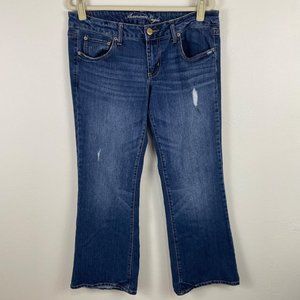 American Eagle Favorite Boyfriend Distressed Jeans Size 12 Short